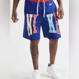 Nike Sportswear Americana Swoosh RWB Shorts Blue Men's Size M